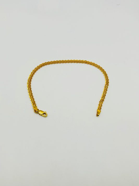 22ct Gold Bracelet – 5.1g – 7.5 Inch (Hallmarked)