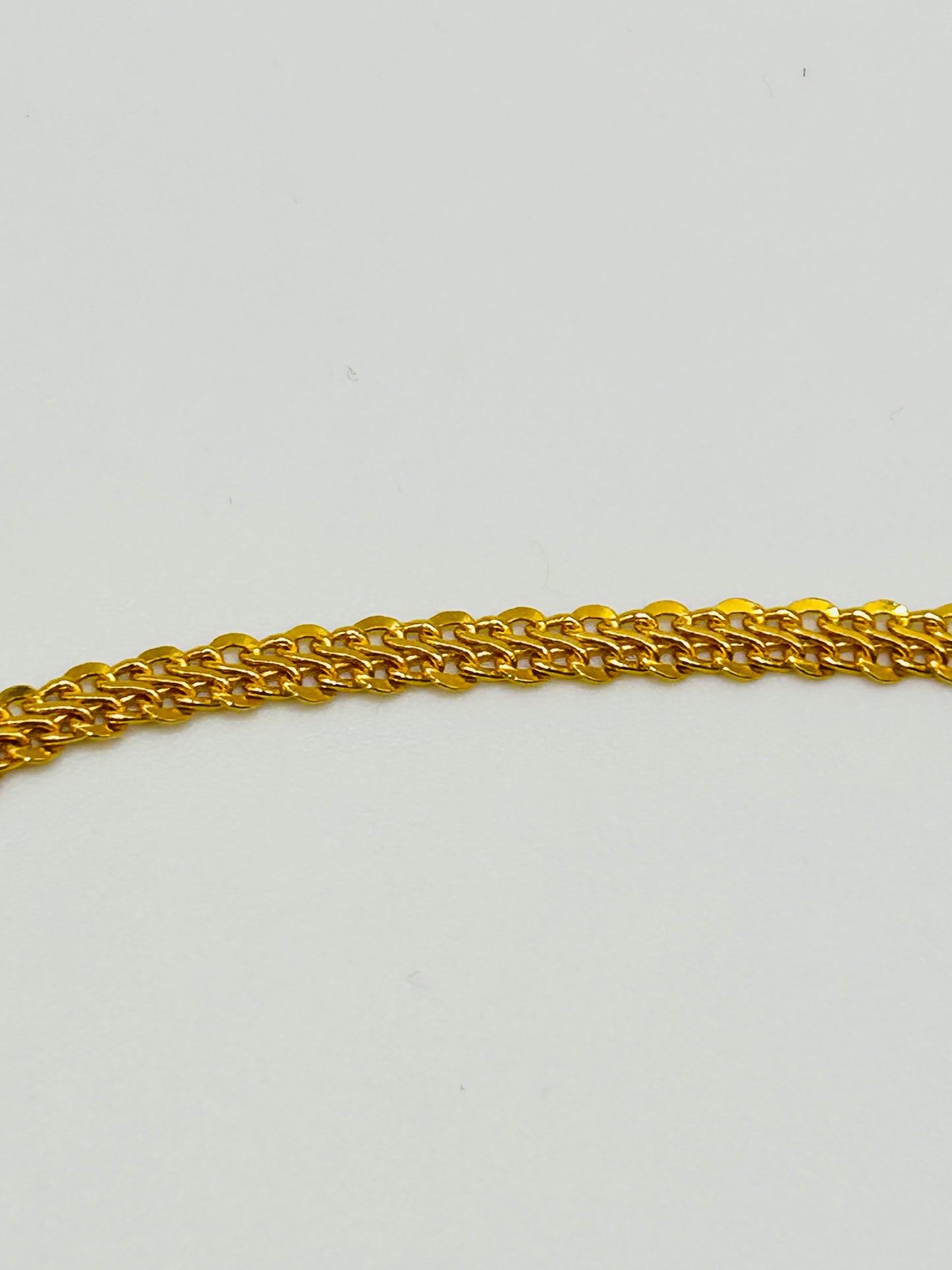 22ct Gold Bracelet – 5.1g – 7.5 Inch (Hallmarked)