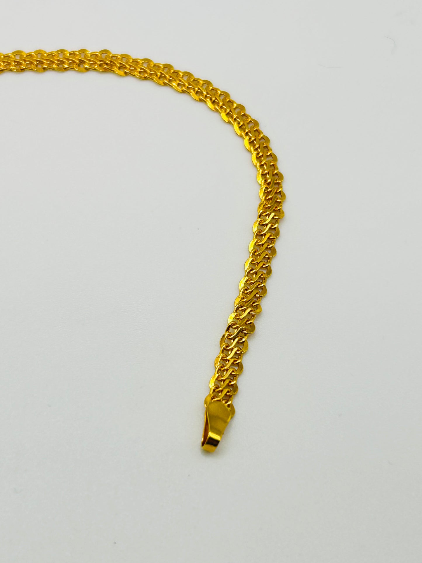 22ct Gold Bracelet – 5.1g – 7.5 Inch (Hallmarked)