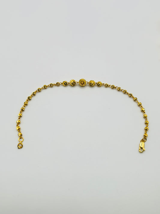 22ct Gold Bracelet – 4.8g – 7 Inch (Hallmarked)