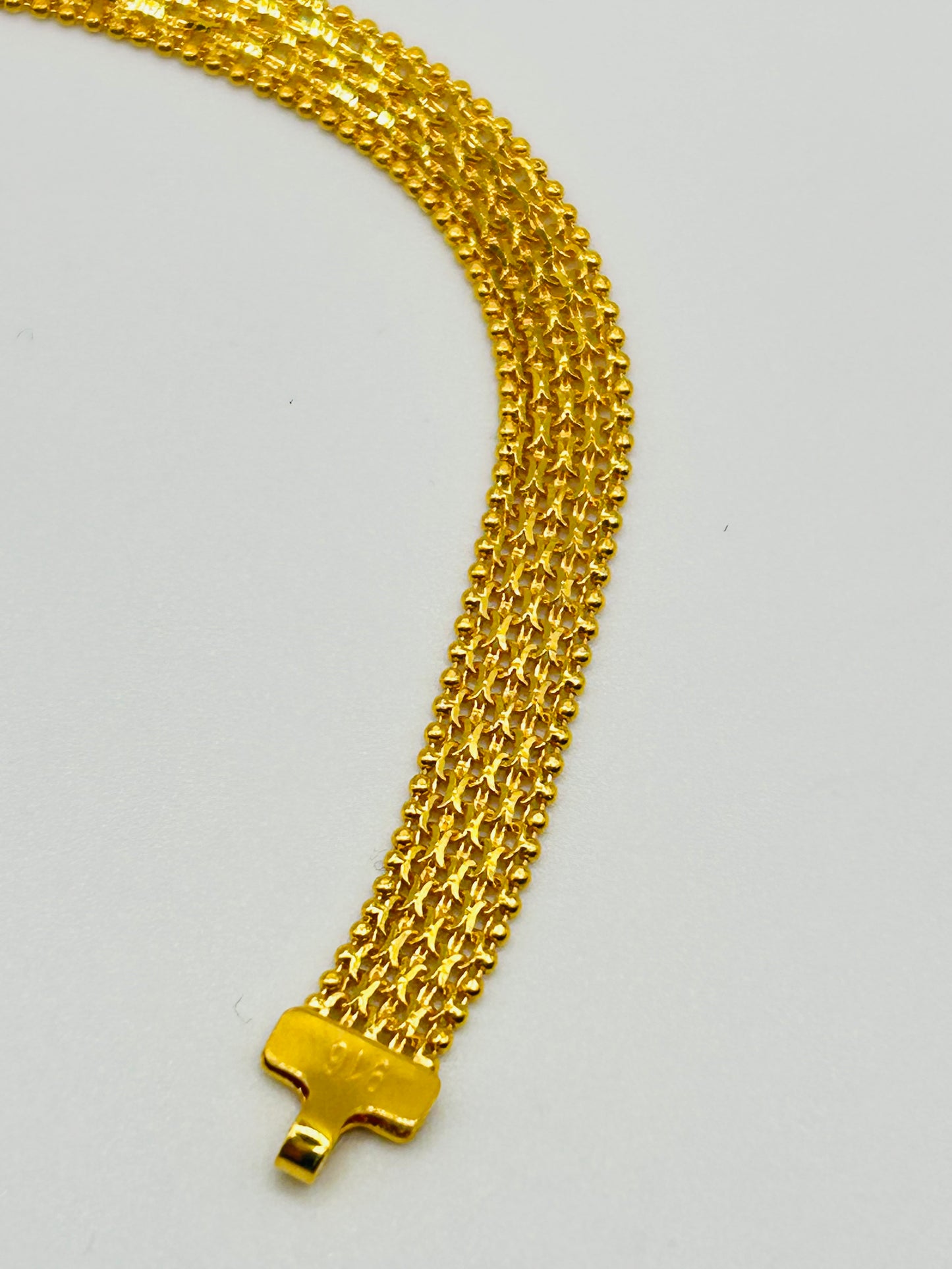 22ct Gold Bracelet – 6.5g – 7 Inch (Hallmarked)