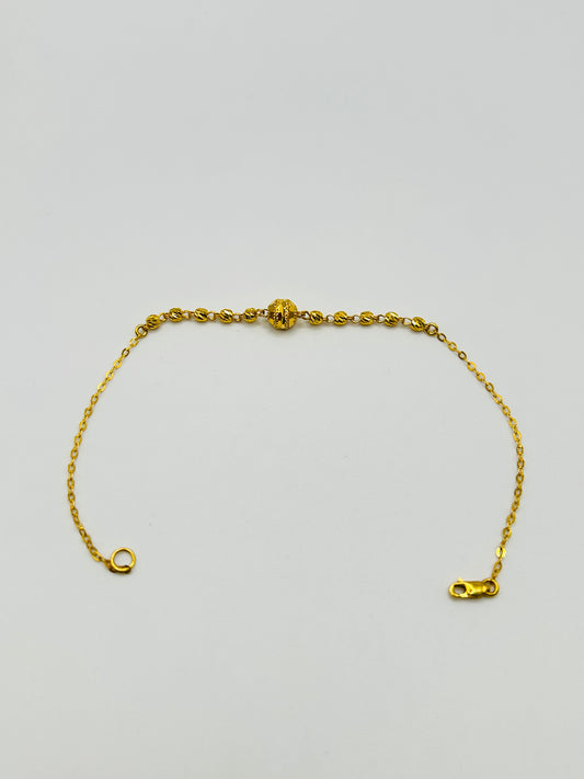22ct Gold Bracelet – 2.5g – 7.5 Inch (Hallmarked)