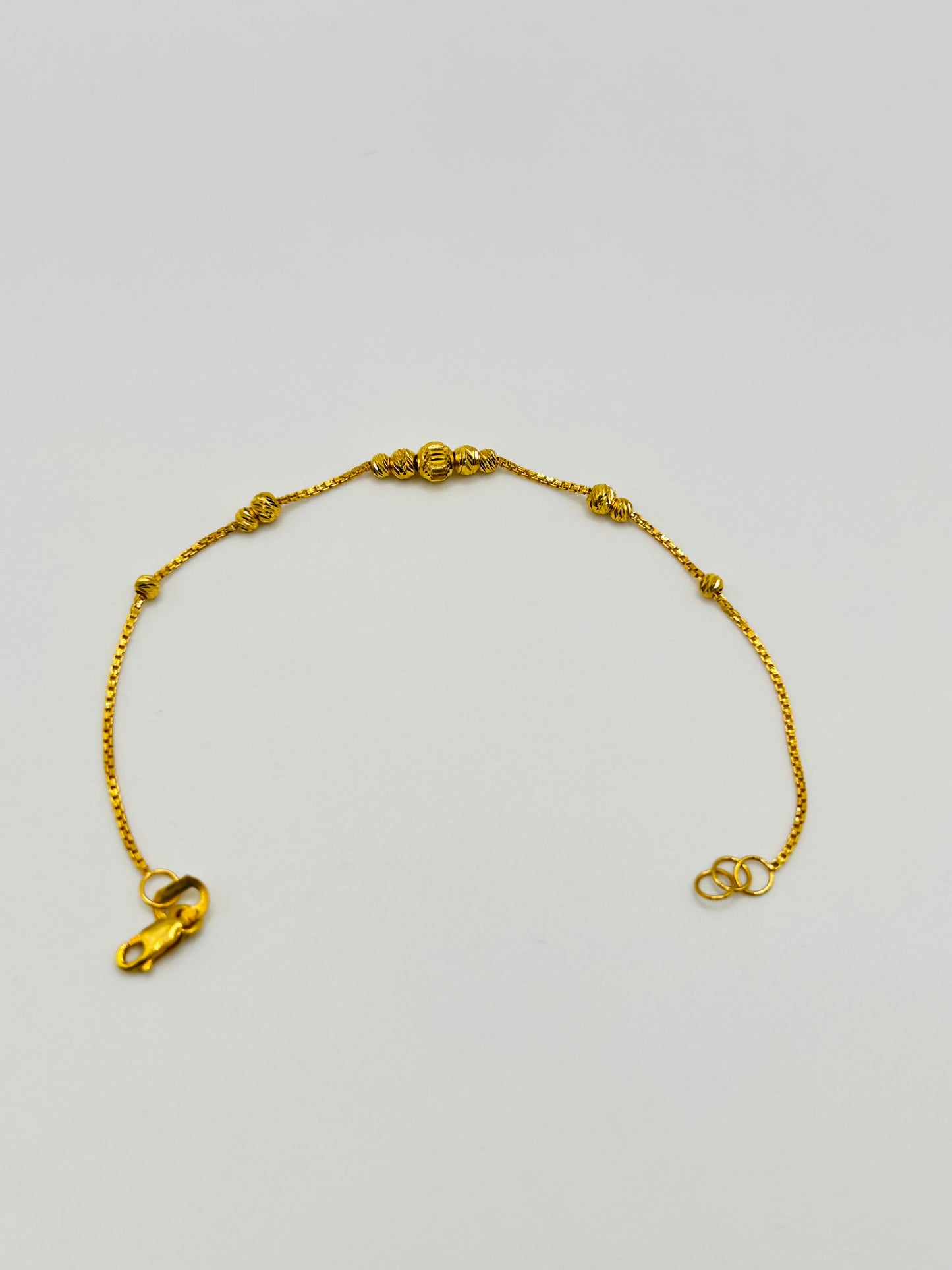 22ct Gold Bracelet – 1.9g – 6 Inch (Hallmarked)