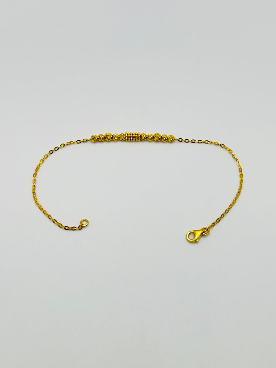 22ct Gold Bracelet – 2.8g – 7 Inch (Hallmarked)