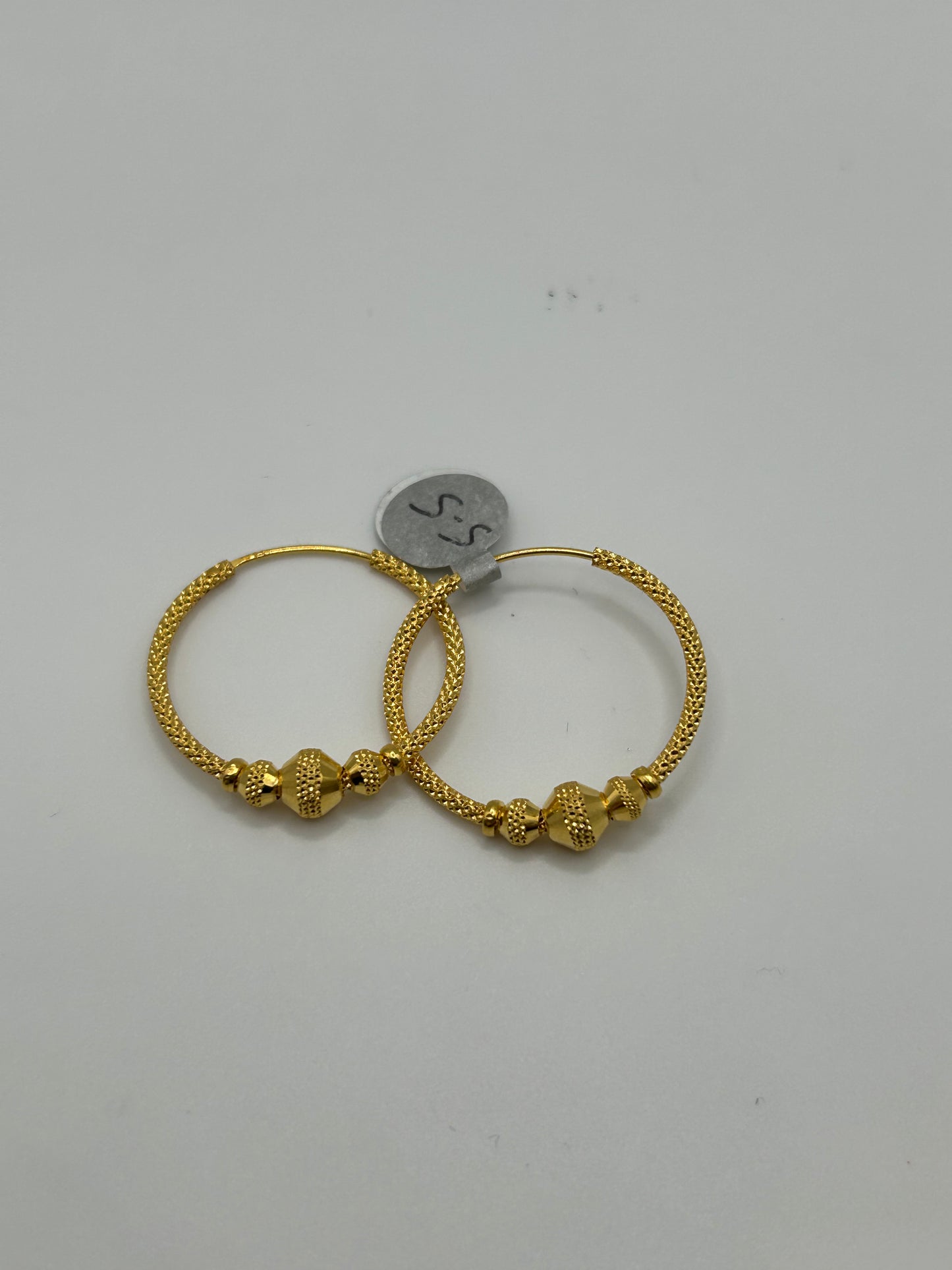 5.5g 22ct Gold Hallmarked Earrings