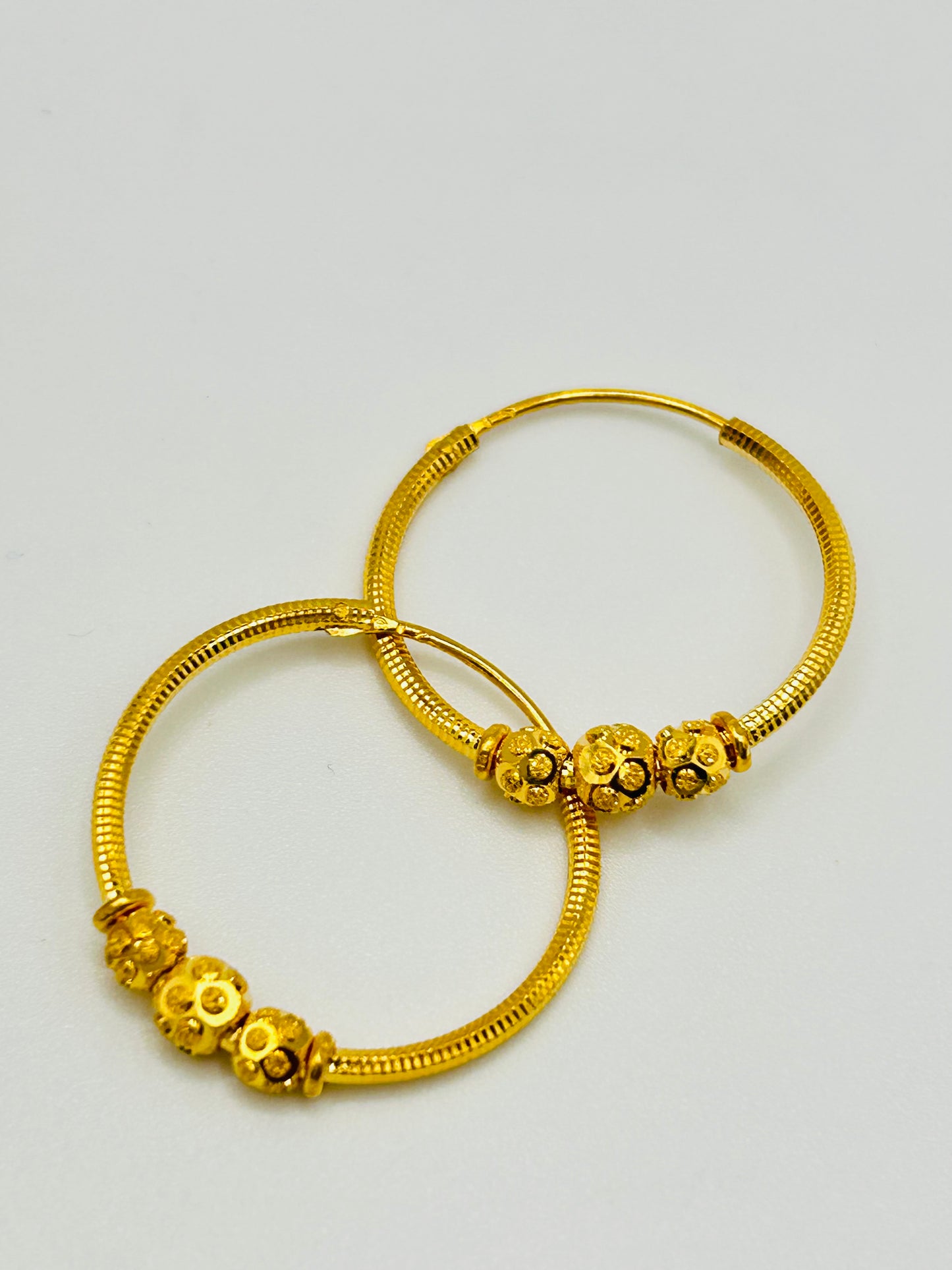 22ct Gold Earrings / Balia – 2.6g (Hallmarked)