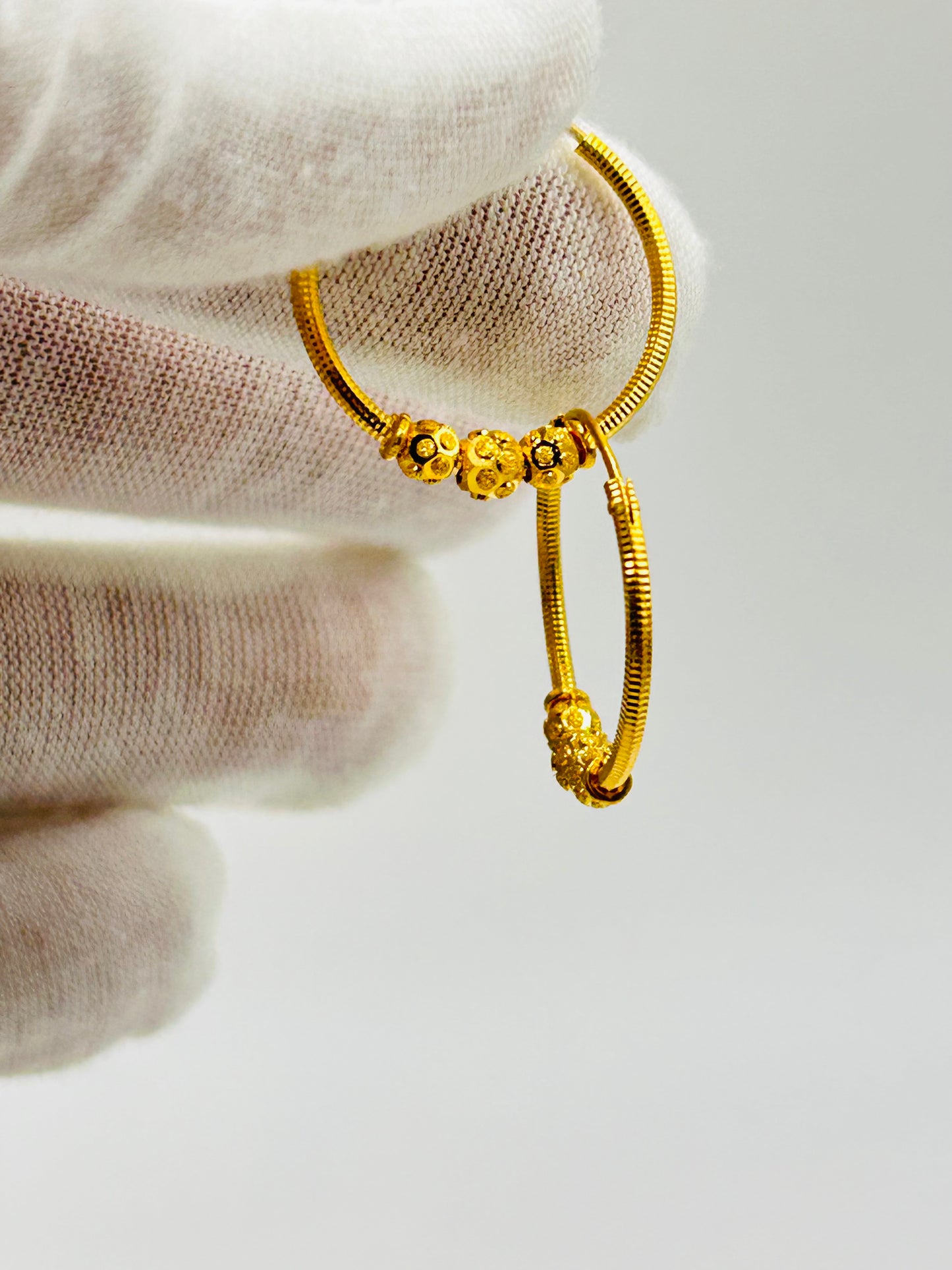 22ct Gold Earrings / Balia – 2.6g (Hallmarked)