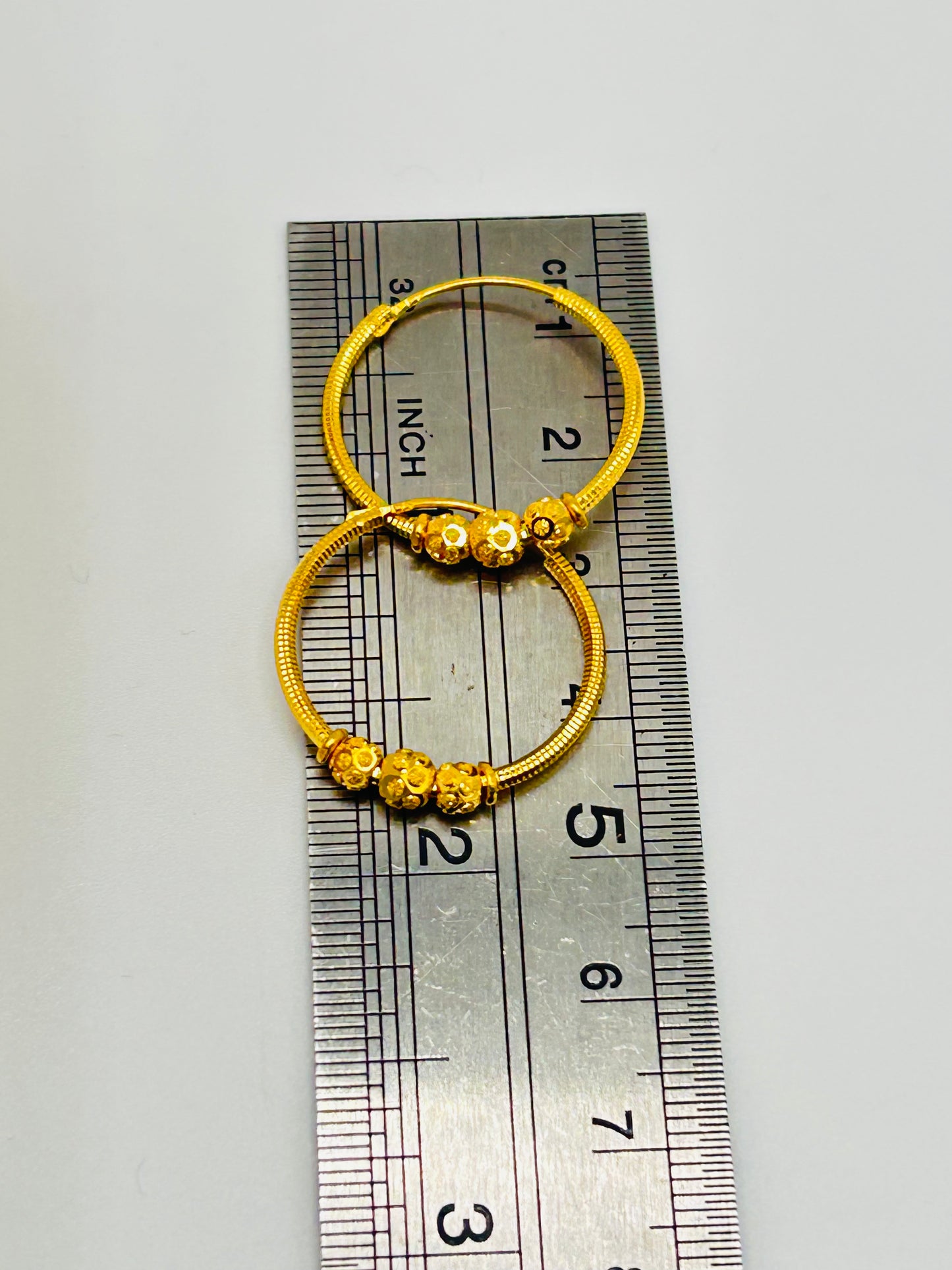 22ct Gold Earrings / Balia – 2.6g (Hallmarked)