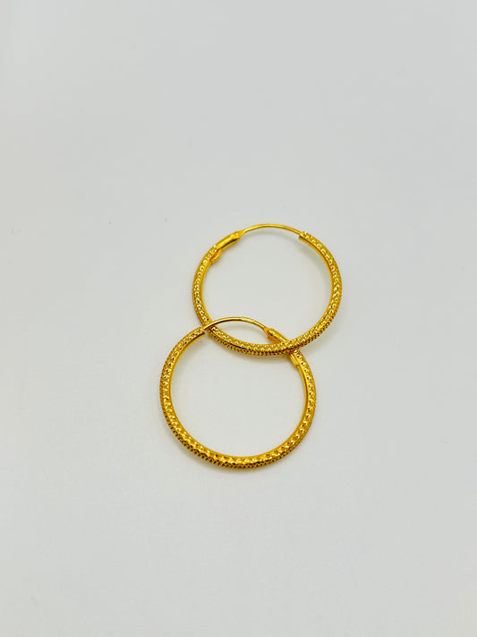 22ct Gold Earrings / Balia – 3.1g (Hallmarked)