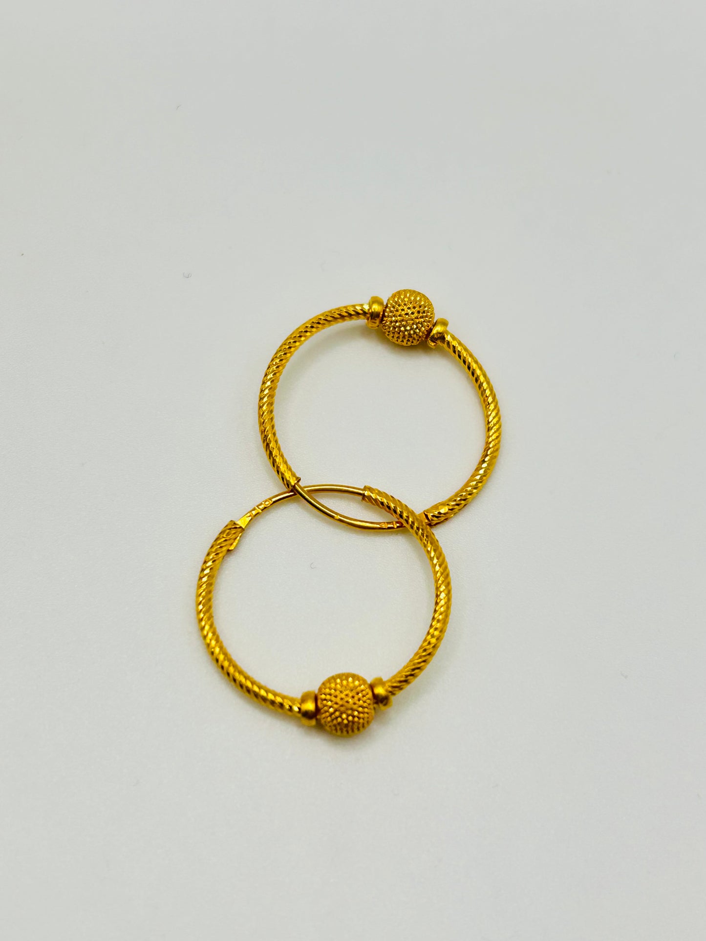 22ct Gold Earrings / Balia – 2.7g (Hallmarked)