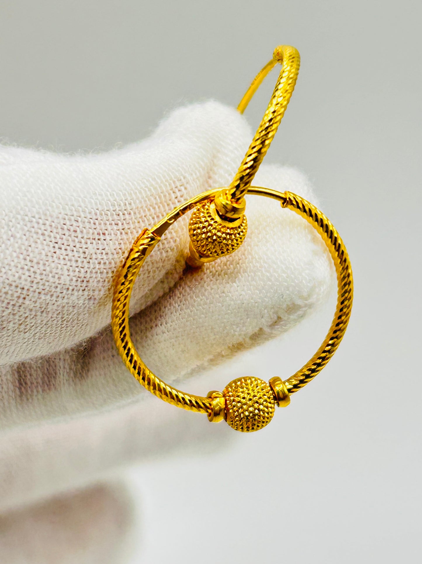 22ct Gold Earrings / Balia – 2.7g (Hallmarked)