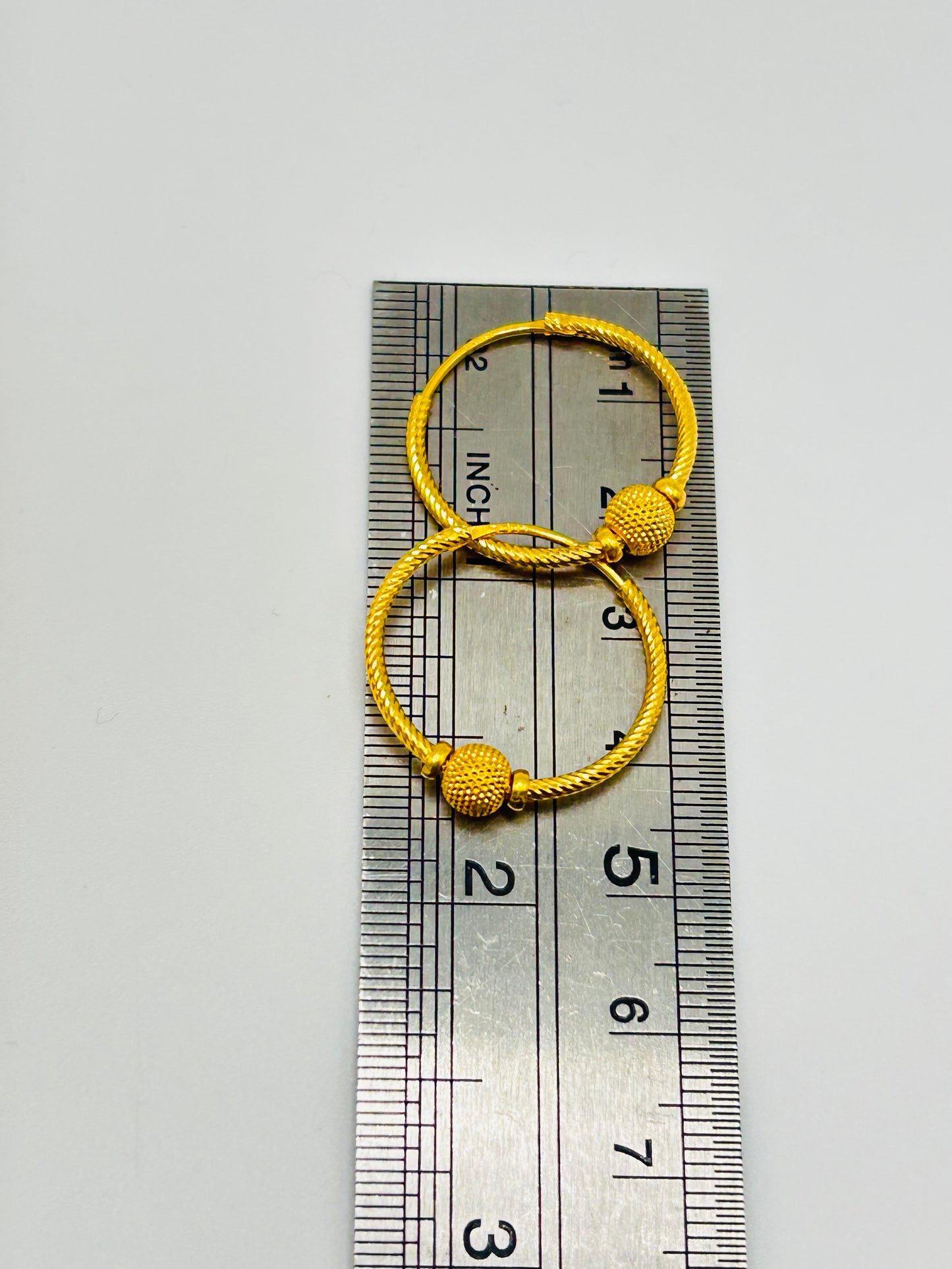 22ct Gold Earrings / Balia – 2.7g (Hallmarked)