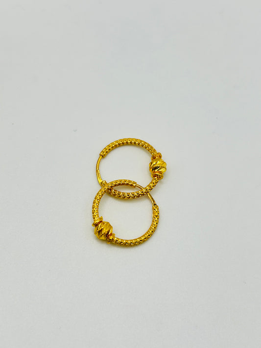 22ct Gold Earrings / Balia – 2.1g (Hallmarked)