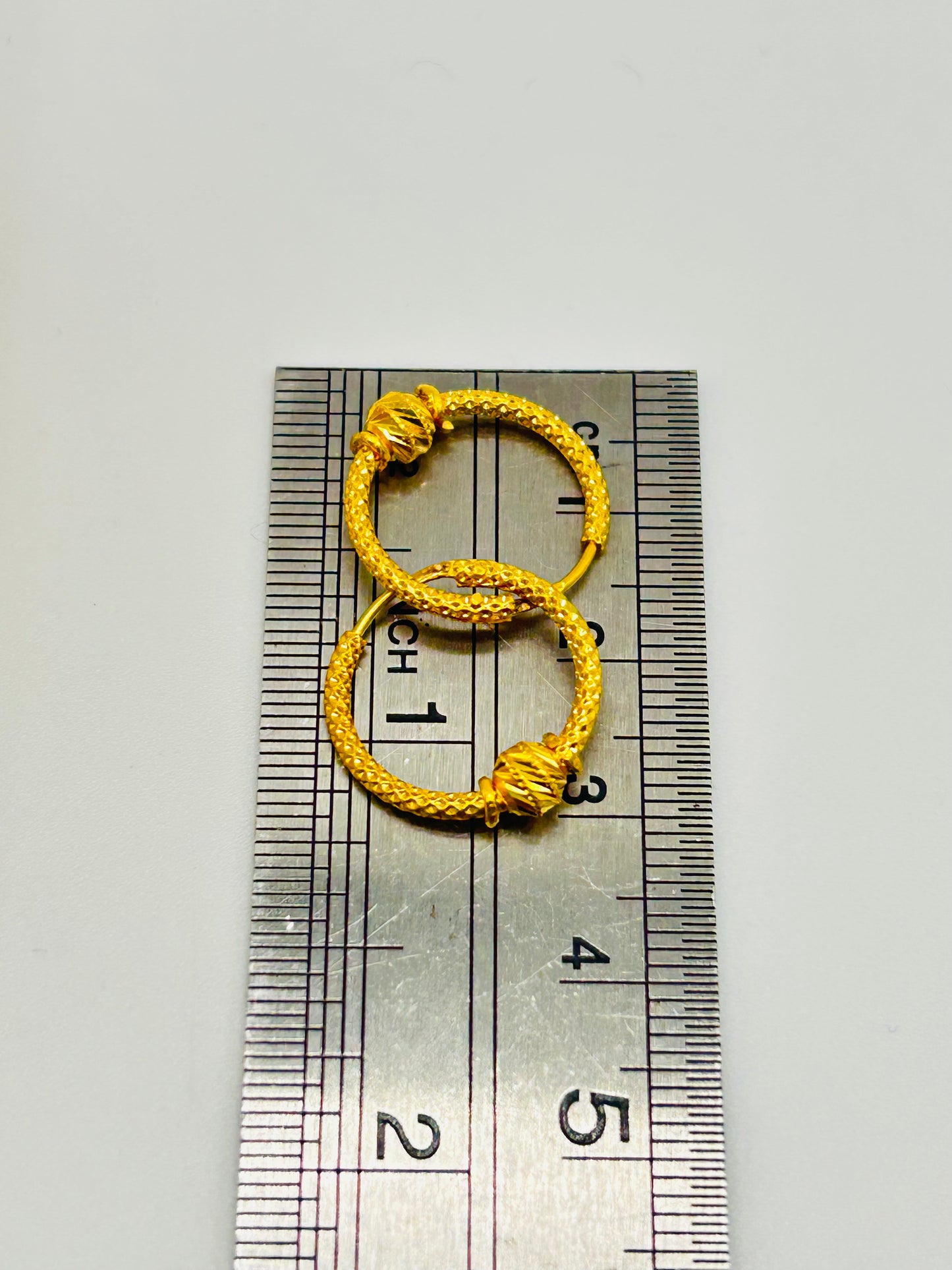 22ct Gold Earrings / Balia – 2.1g (Hallmarked)