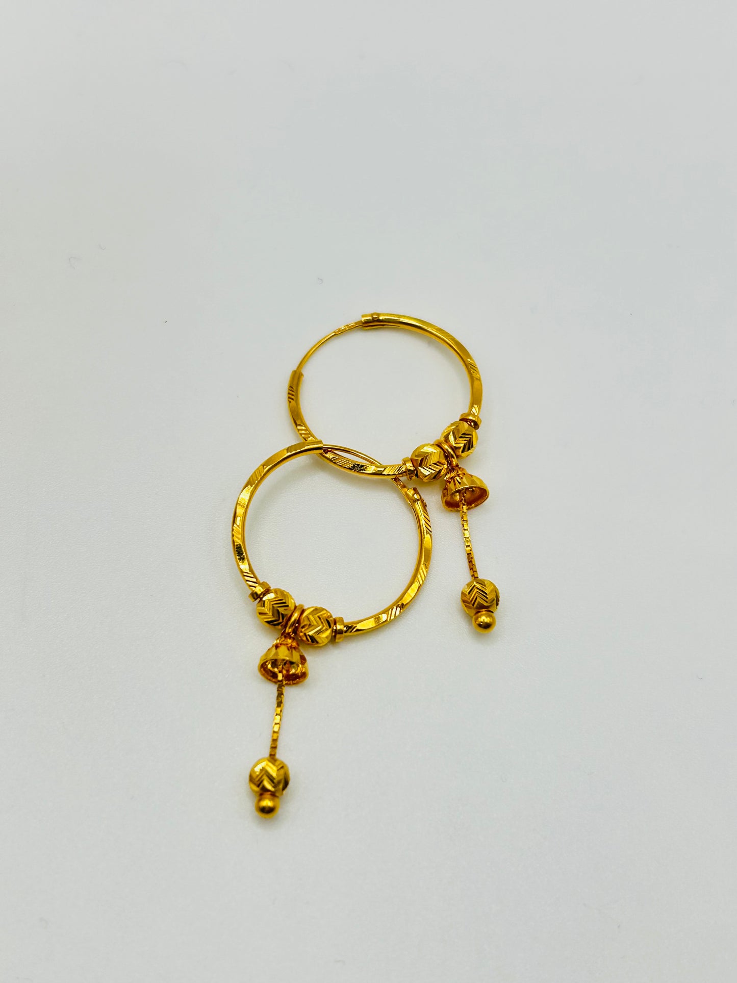 22ct Gold Earrings / Balia – 3.2g (Hallmarked)