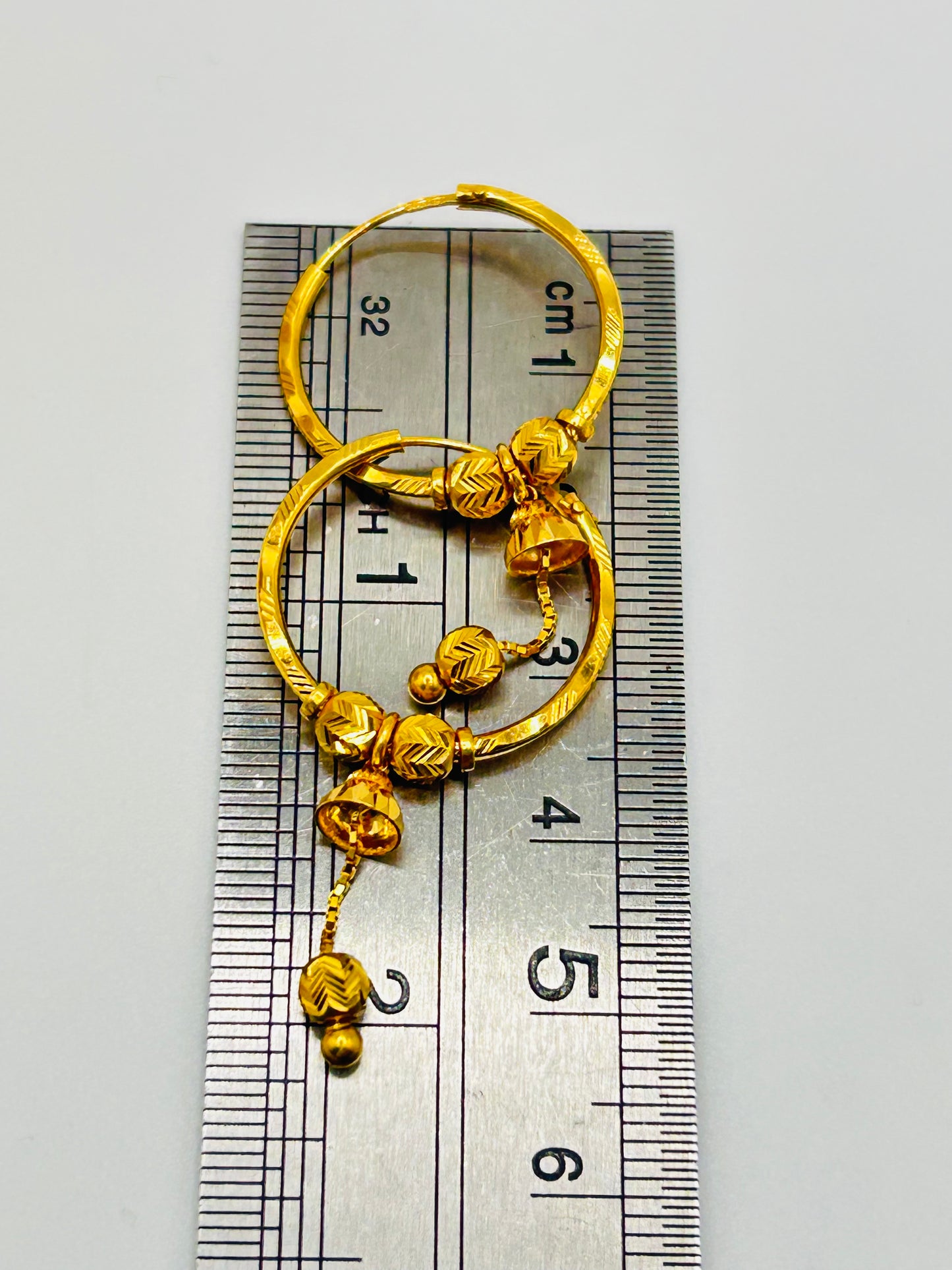 22ct Gold Earrings / Balia – 3.2g (Hallmarked)