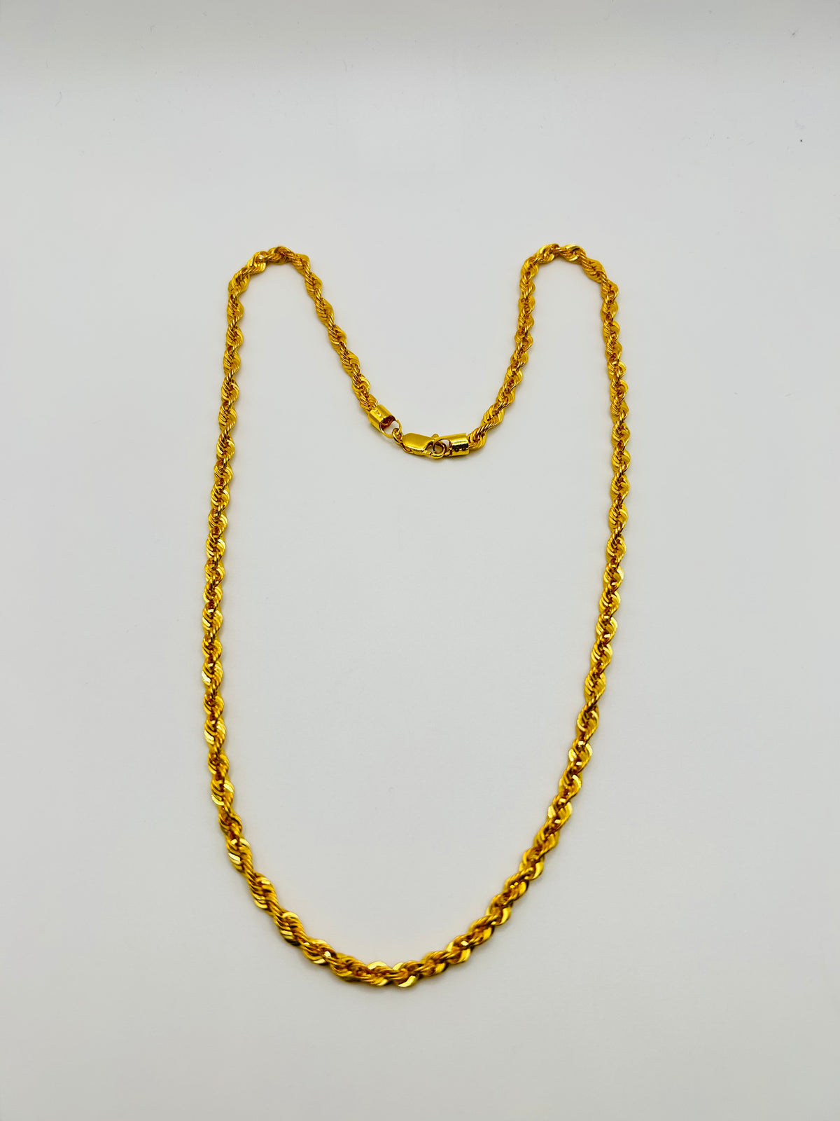 22ct Gold Rope Chain – 10.6g – 20" (Hallmarked)