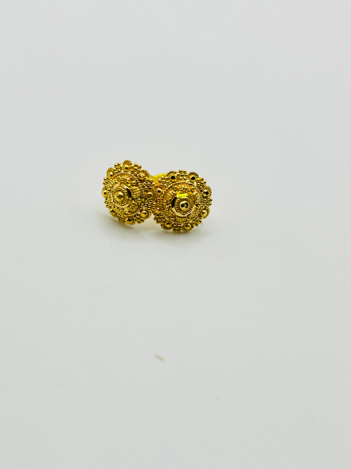 22ct Gold Stud Earrings – 2.4g (Hallmarked)
