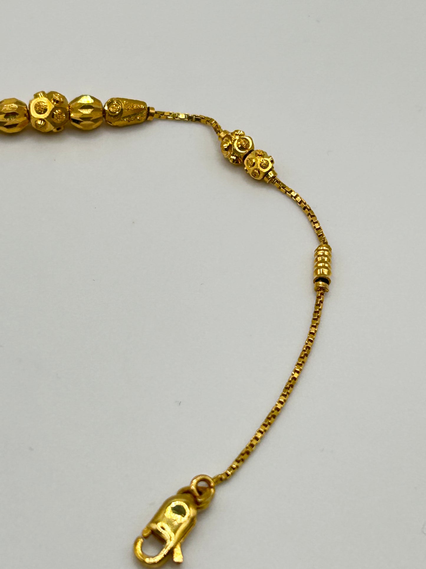22ct Gold Bracelet – 4.2g, 7.5 Inches, Hallmarked