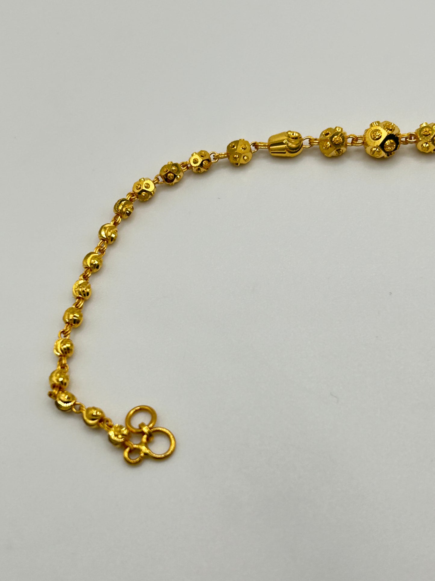 22ct Gold Bracelet – 4.9g, 7.5 Inches, Hallmarked
