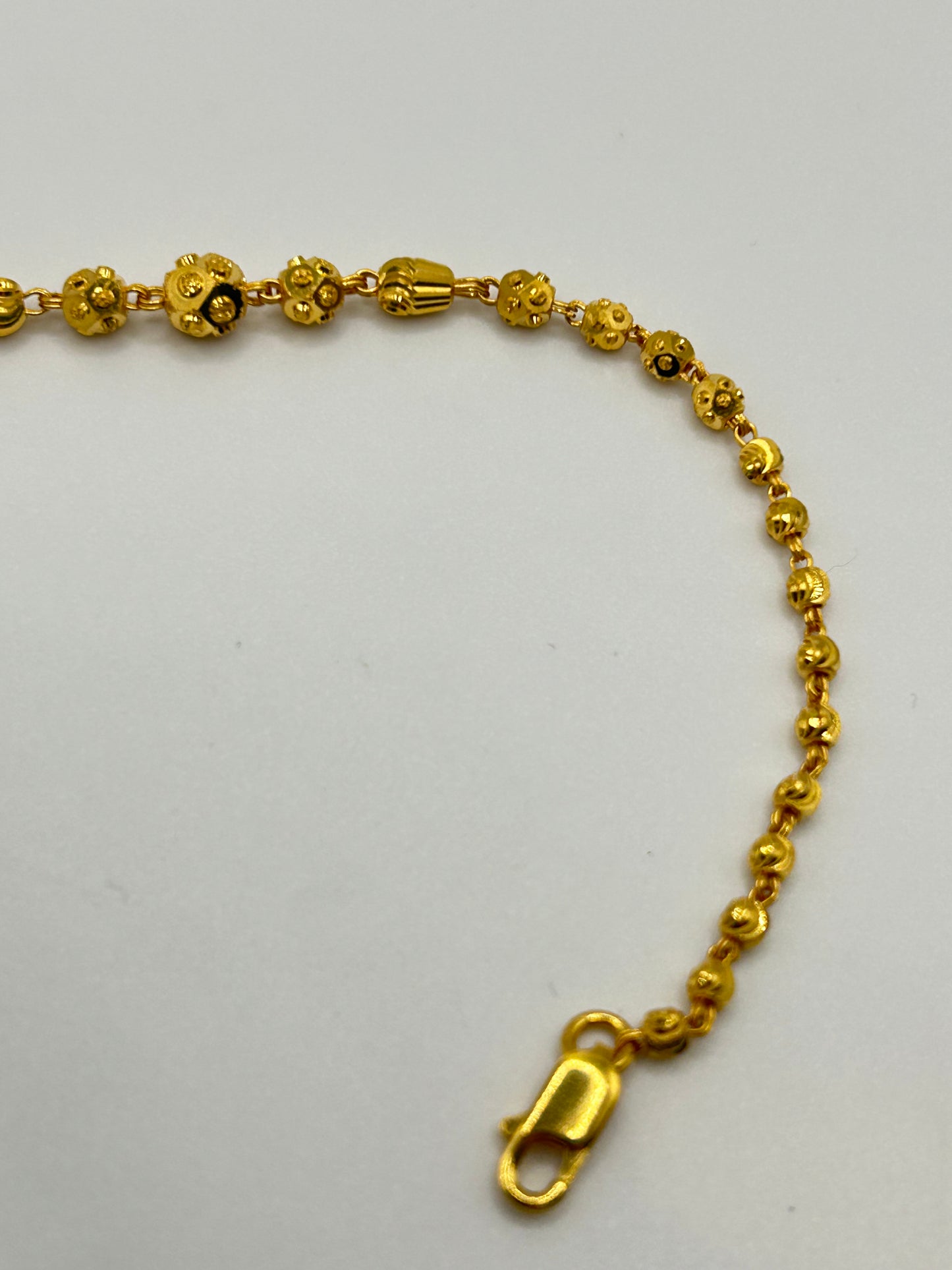22ct Gold Bracelet – 4.9g, 7.5 Inches, Hallmarked