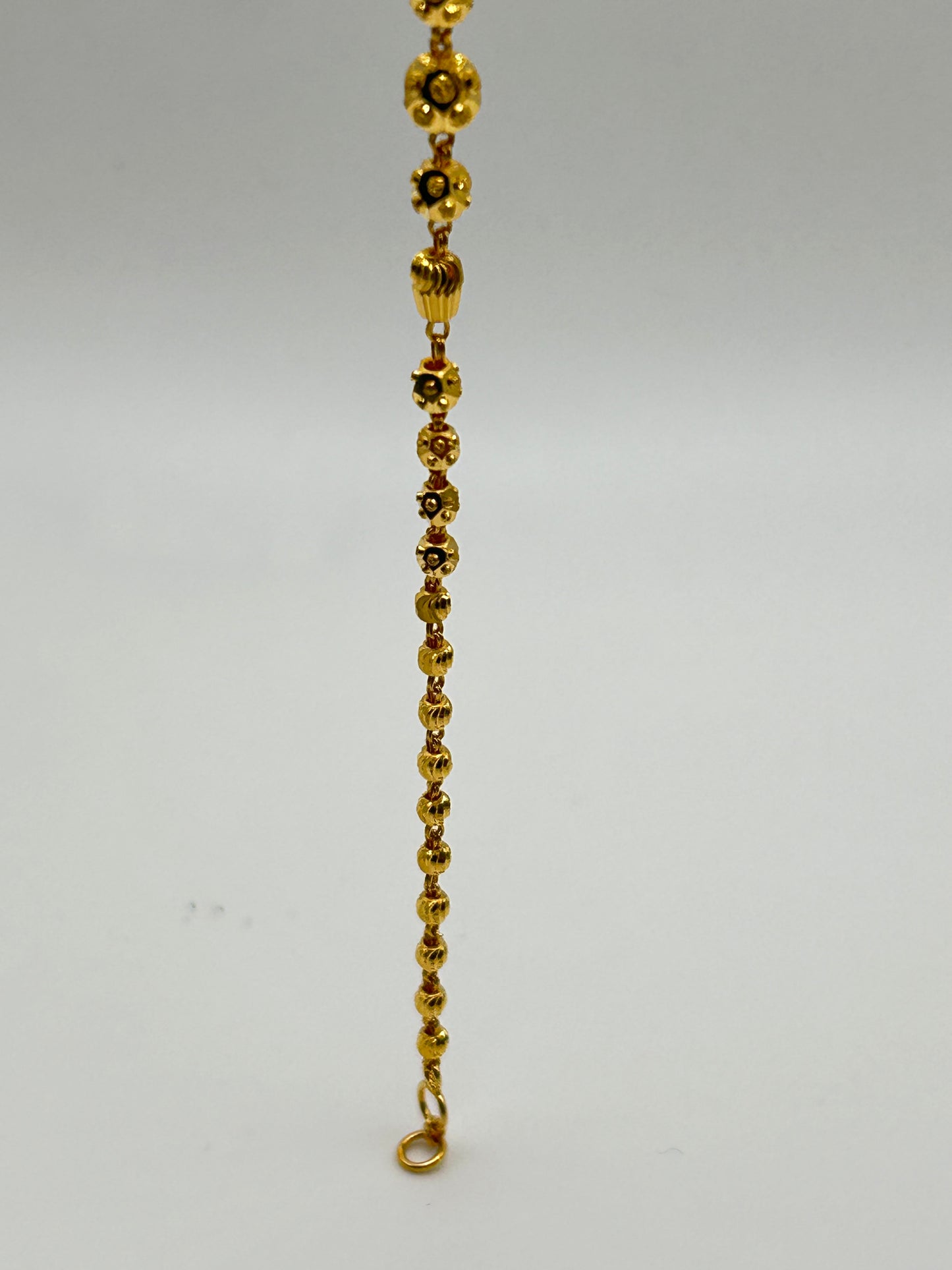 22ct Gold Bracelet – 4.9g, 7.5 Inches, Hallmarked
