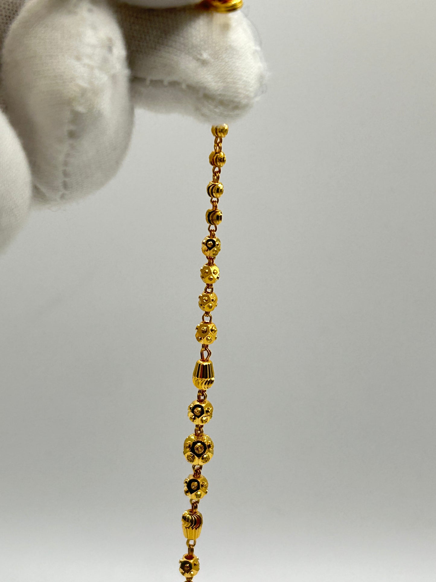 22ct Gold Bracelet – 4.9g, 7.5 Inches, Hallmarked