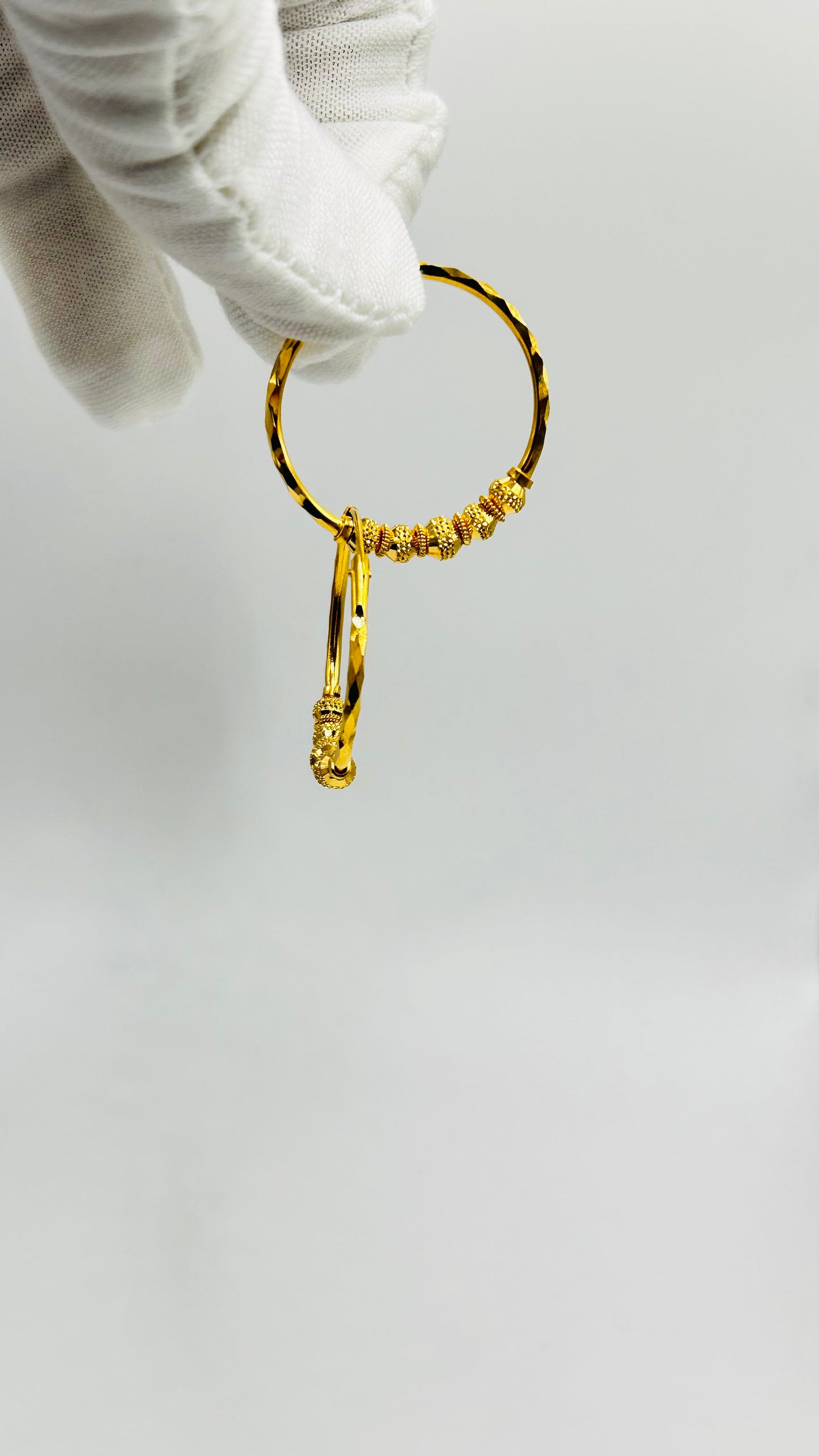 22ct Gold Earrings – 6.0g, Hallmarked