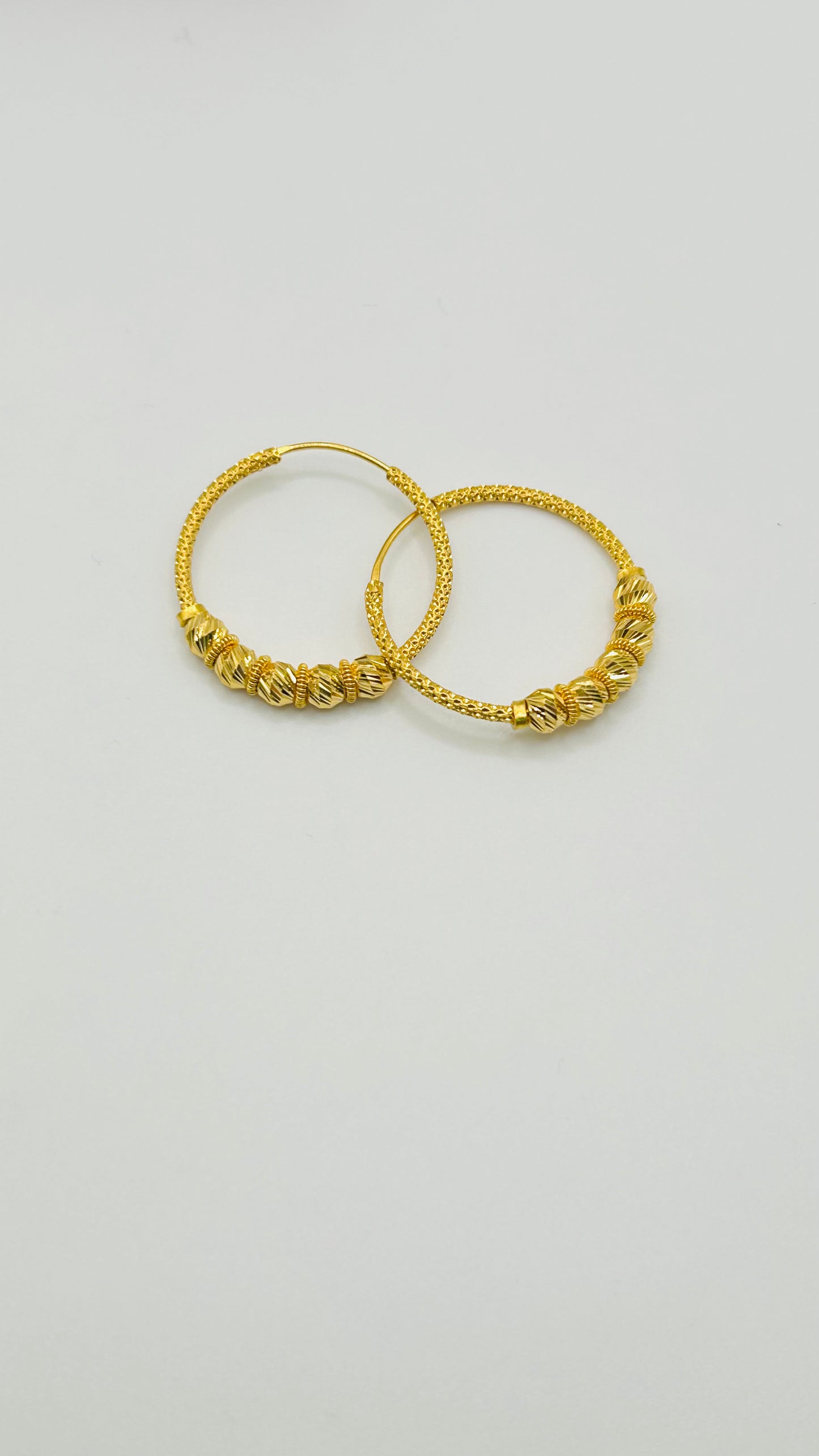 22ct Gold Earrings – 4.0g, Hallmarked