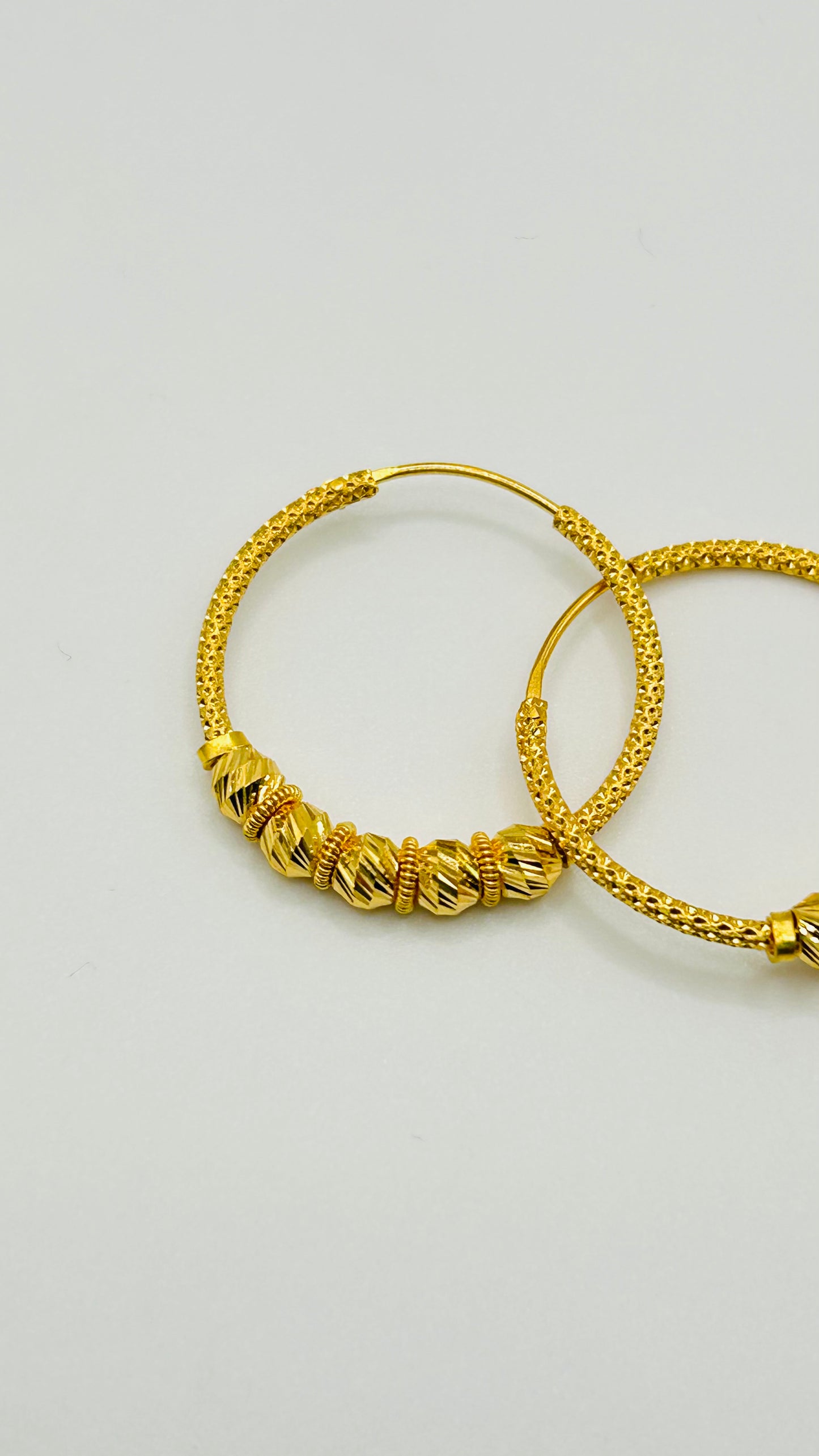 22ct Gold Earrings – 4.0g, Hallmarked