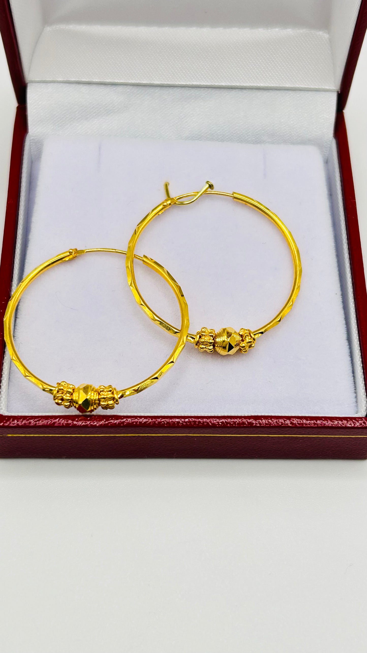 22ct Gold Earrings – 4.3g, Hallmarked