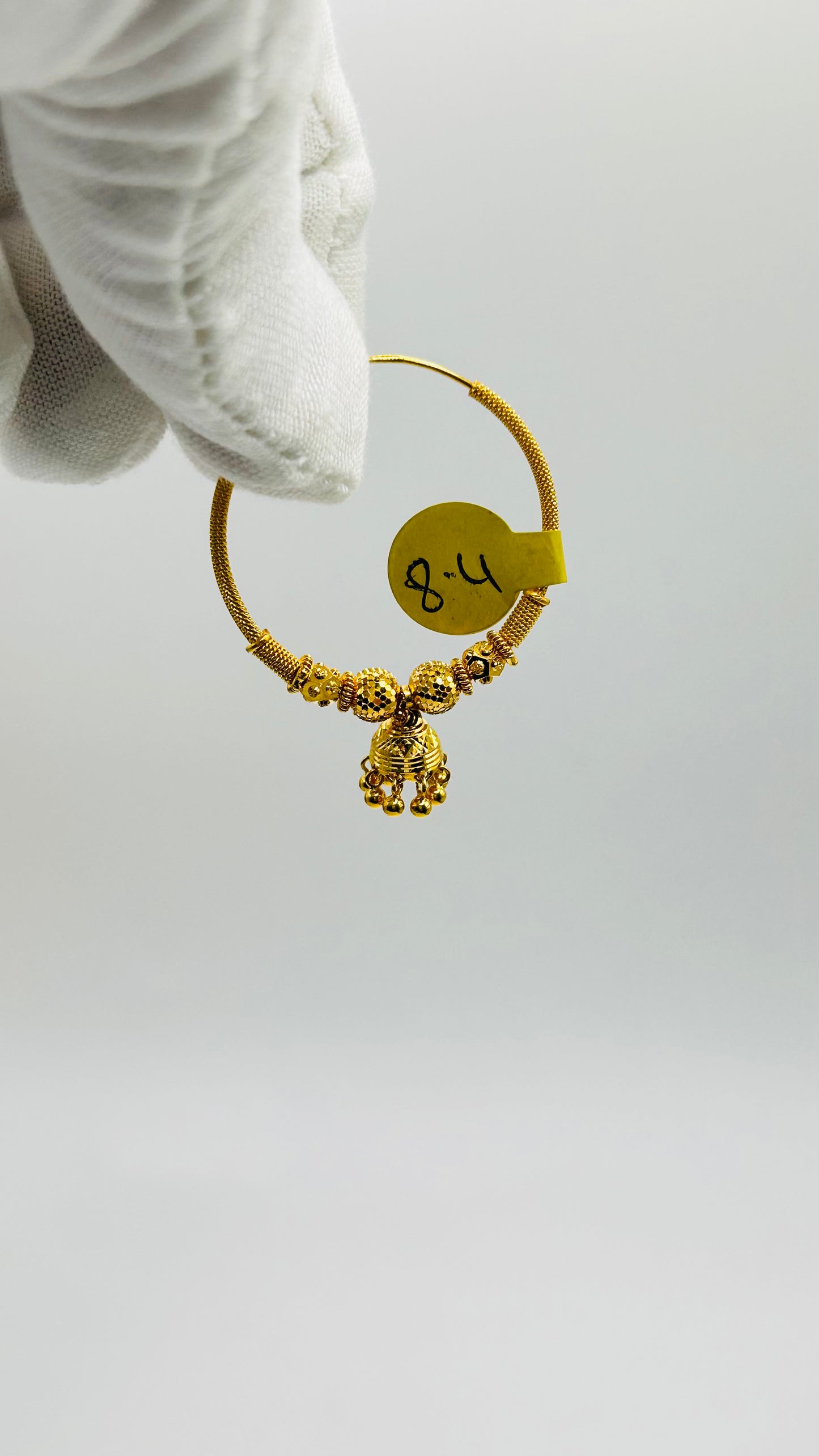 22ct Gold Earrings – 8.4g, Hallmarked