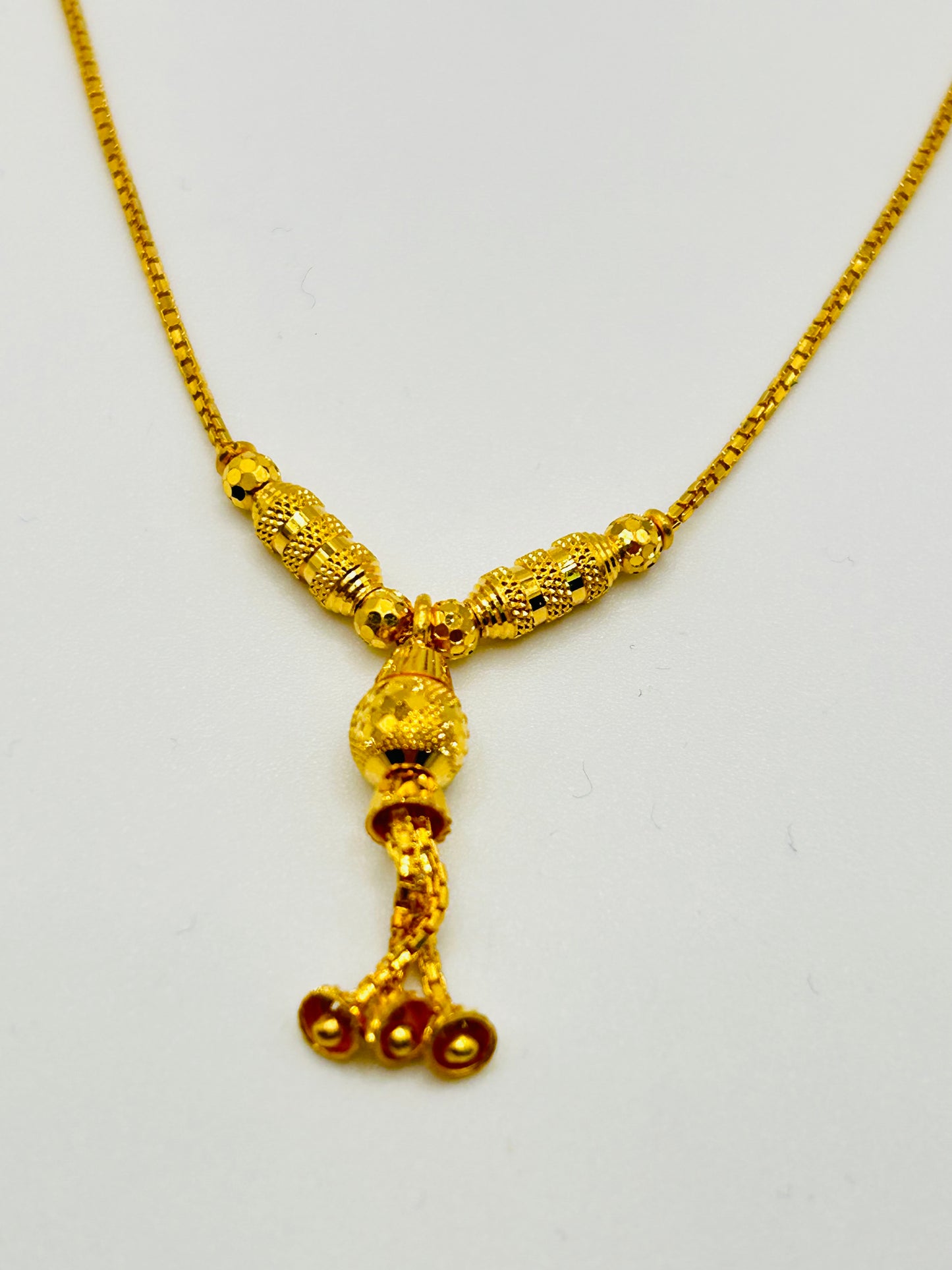 22ct Gold Necklace – 6.1g, 20 Inches (Hallmarked)