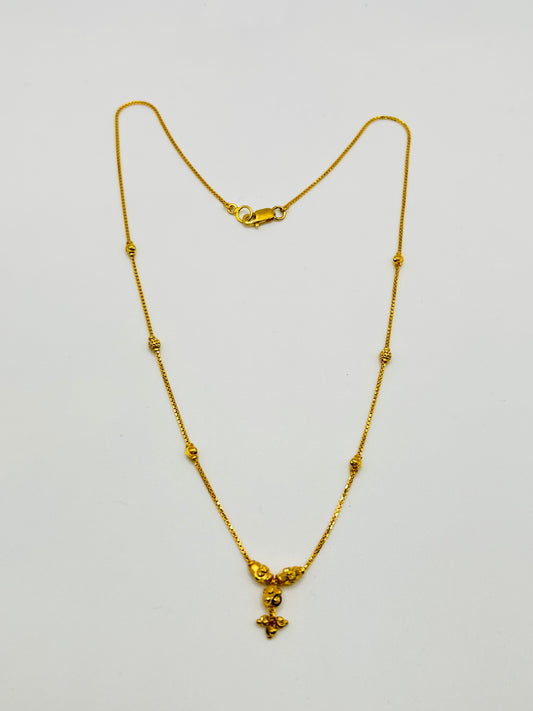 22ct Gold Necklace – 5g, 16 Inches (Hallmarked)