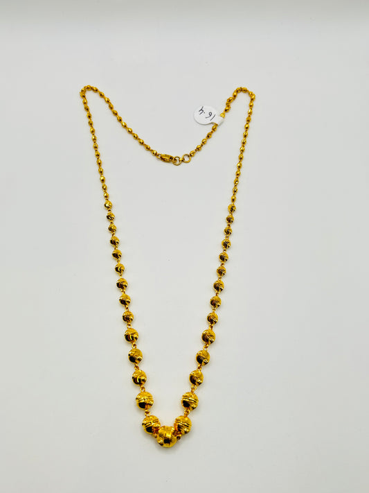 22ct Gold Mala/Necklace – 16.4g 20 inch (Hallmarked)