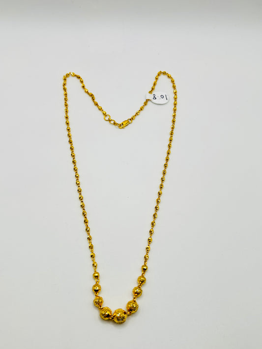 22ct Gold Mala/Necklace – 10.8g (Hallmarked)