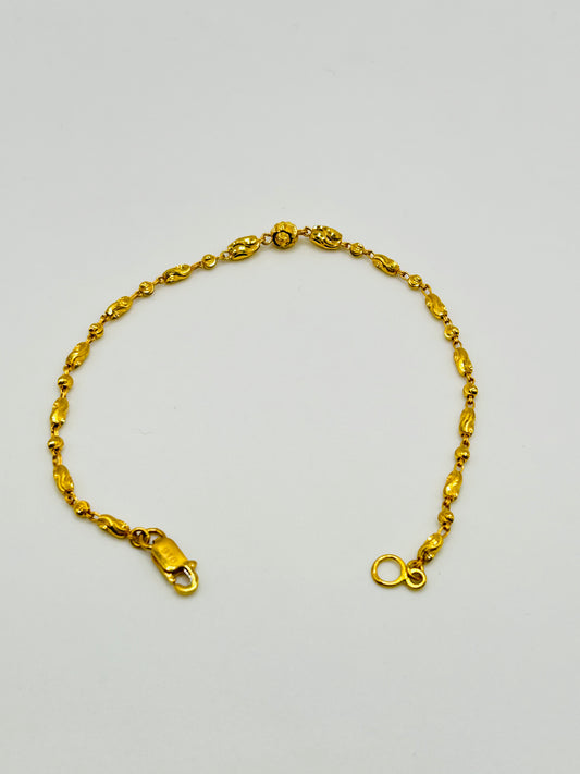 22ct Gold Bracelet – 3.7g (Hallmarked)
