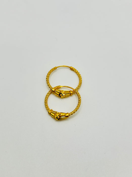 22ct Gold Earrings – 2.2g (Hallmarked)