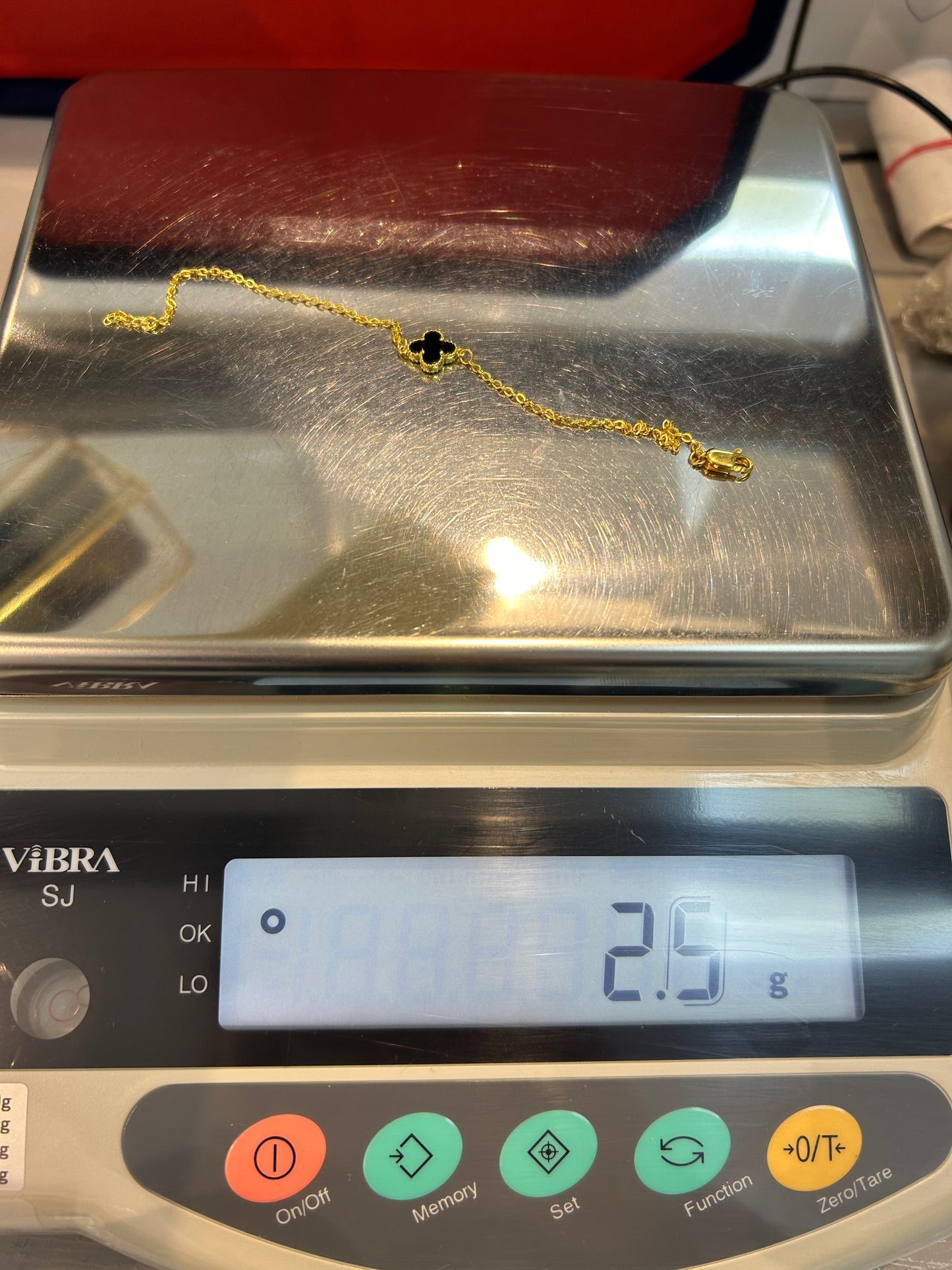 22ct Gold Bracelet – 2.5g, Hallmarked, 7.5 inch