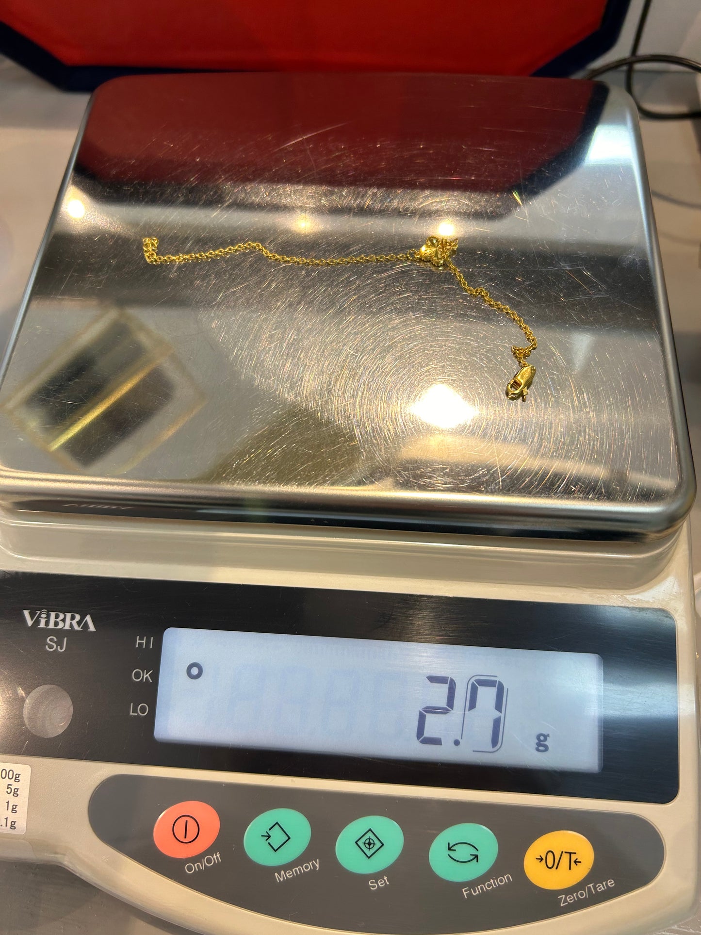 22ct Gold Bracelet – 2.7g, Hallmarked, 7.5 inch