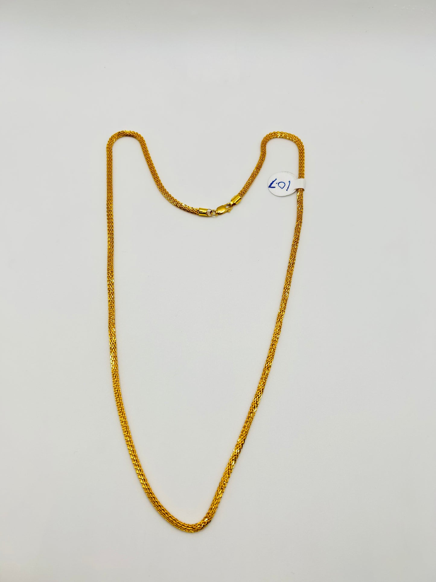 22ct Gold Chain – Solid 10.7g, 20" Hallmarked