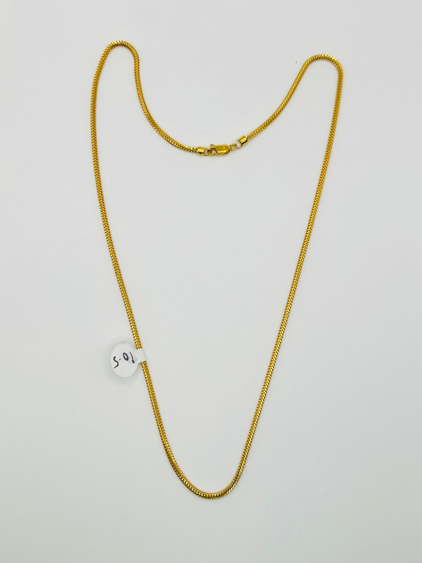 22ct Gold Chain – 10.6g, Hallmarked, 20 inch
