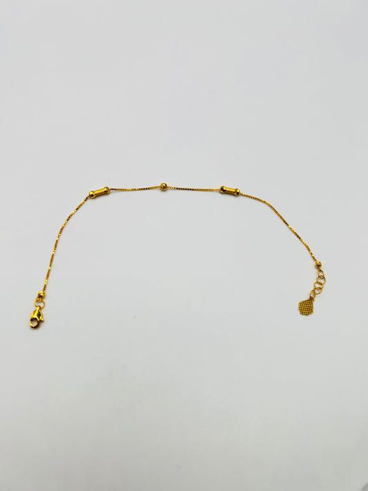 22ct Gold Bracelet – 1.8g, Hallmarked, 7 inch