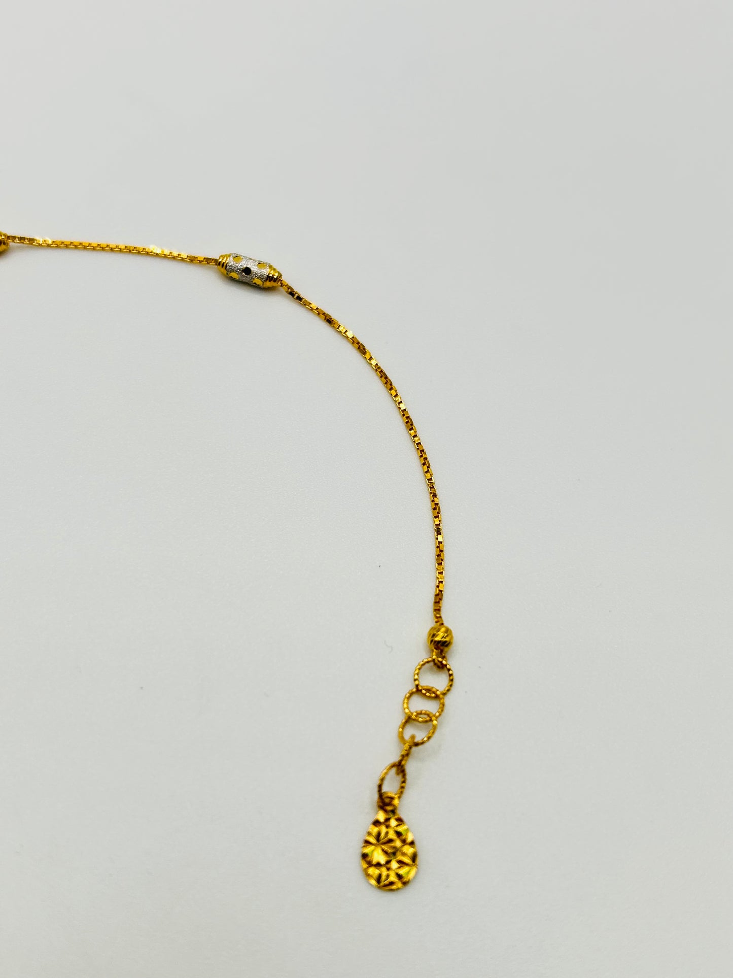 22ct Gold Bracelet – 1.7g, Hallmarked, 7 inch