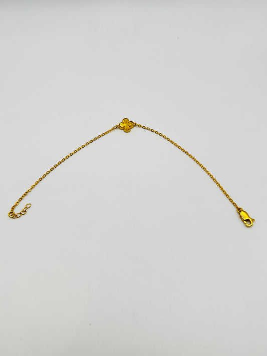 22ct Gold Bracelet – 2.7g, Hallmarked, 7.5 inch