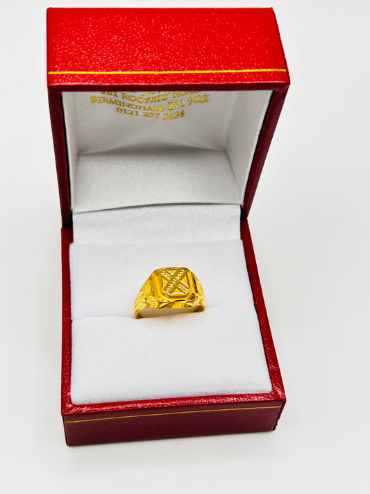 22ct Gold Baby Ring – 1.4g, Hallmarked