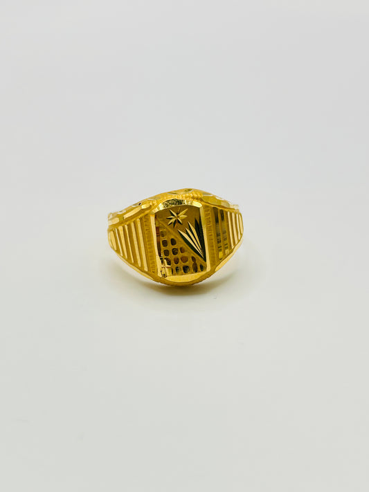 22ct Gold Men’s Ring – 2.8g, Hallmarked, Size U