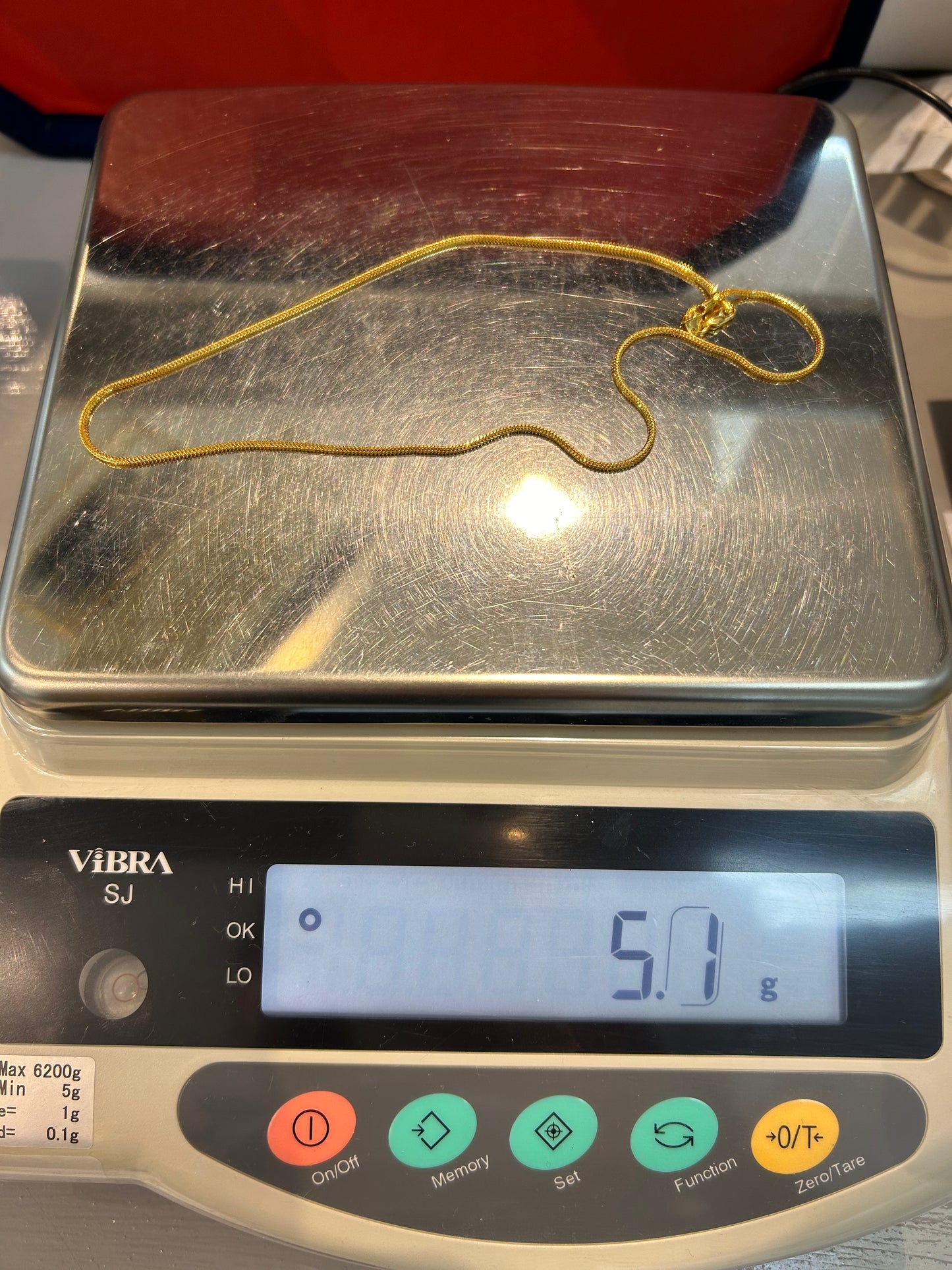 22ct Gold Chain – 16 Inch (5.1g, Hallmarked)