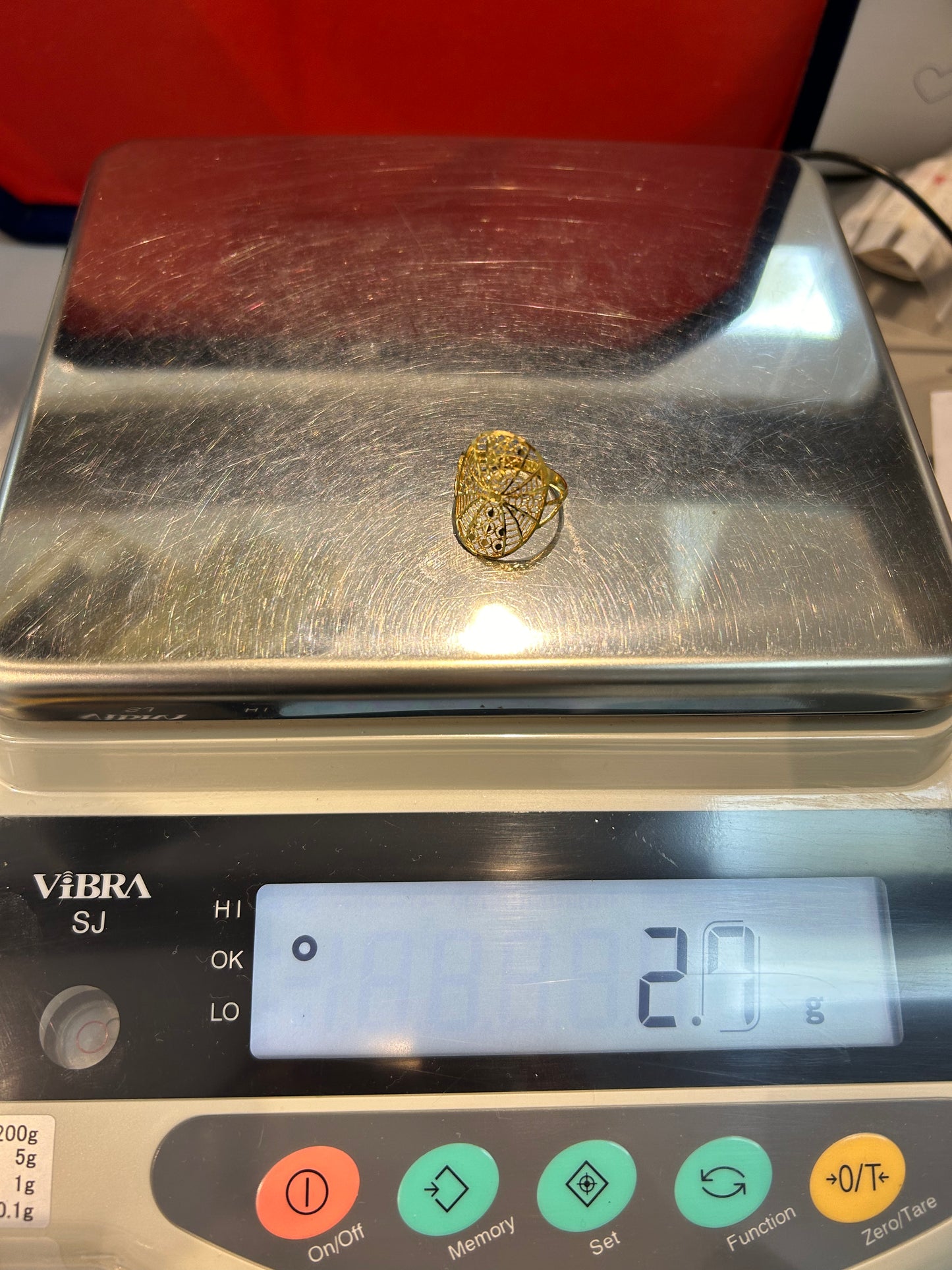 22ct Gold Ladies Ring – Size O½ (2.7g, Hallmarked)