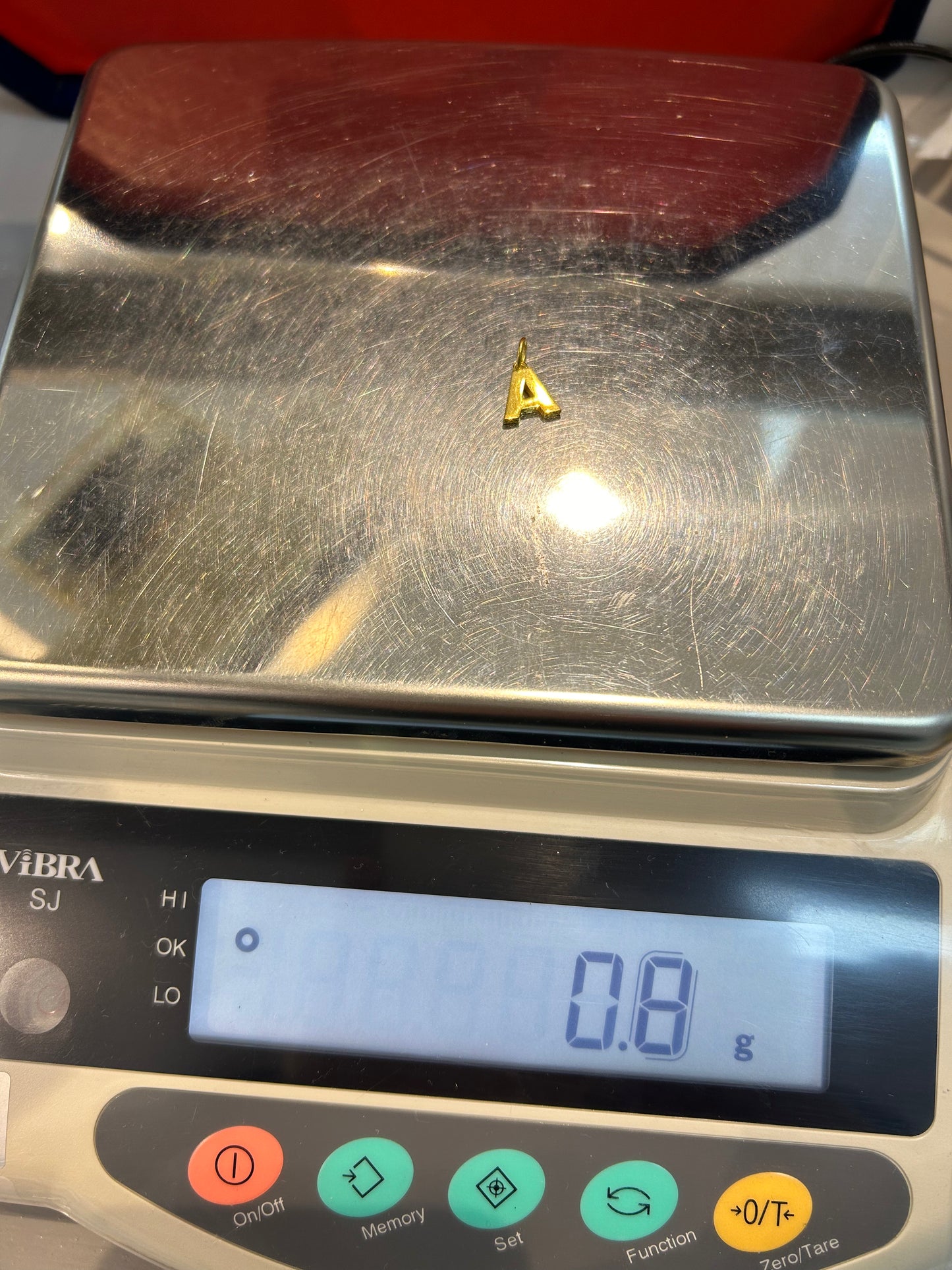 22ct Gold “A” Pendant – 0.8g